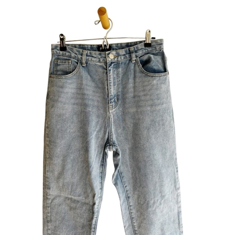 Nasty Gal Slits Now or Never Straight Leg High Rise Jeans - Picture 4 of 9